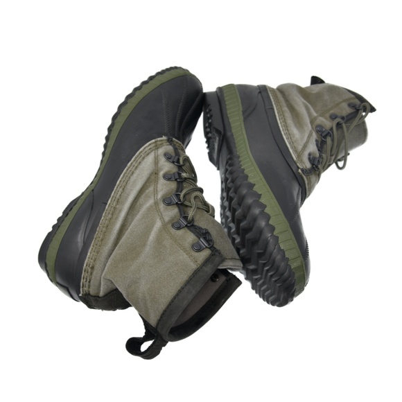 *SOREL Waterproof Sz 10 EU 43 Gray Rubber Boots
